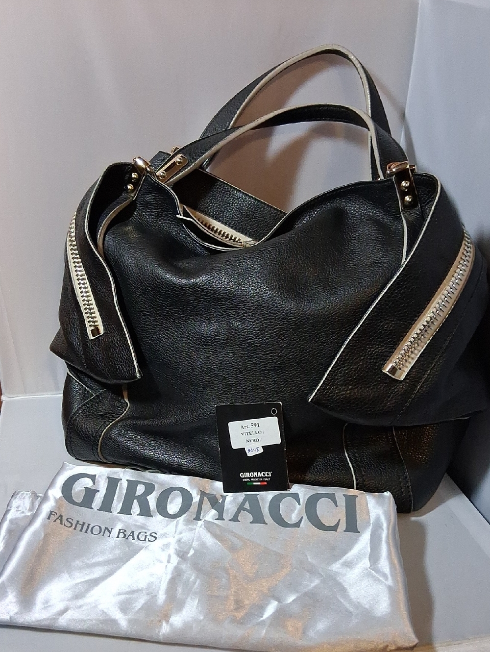 Gironacci Italian leather tote